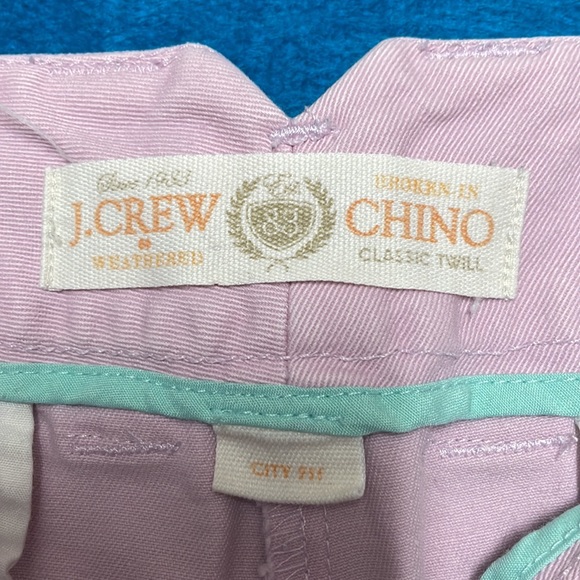 Lavender J Crew “critter” shorts with zebras - Picture 3 of 5